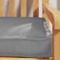 Preview: Palettenkissenset 2 stk. Oxford-Stoff Grau 200 x 40 x 8 cm