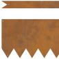 Preview: Rasenbegrenzungen 20 Stk 100x0.5x20 cm Verwitterter Stahl