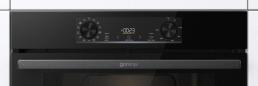 Preview: Gorenje Black Induct Set 2 EEK: A Backofen-Set mit Induktionskochfeld (BOS6737E06BG + GI6401BSC) 59,5 cm breit, 77 L, schwarz