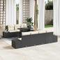 Preview: ARDEBO.de - Garten Sofa Set 8-teilig Braun Rattan Outdoor Sofa Set