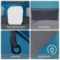 Preview: Familienzelt mit Dach Blau und Grau 435 x 255 x 216 cm
