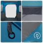 Preview: Familienzelt mit Dach Blau und Grau 435 x 255 x 216 cm