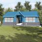 Preview: ARDEBO.de - Campingzelt mit Fenstern Blau 12-Personen Wasserdicht