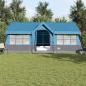 Preview: Campingzelt mit Fenstern Blau 12-Personen Wasserdicht