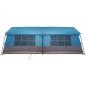 Preview: Campingzelt mit Fenstern Blau 12-Personen Wasserdicht