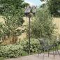 Preview: ARDEBO.de - Gartenlaterne mit 3 Lampen E27 Bronze 220 cm Aluminium