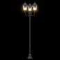 Preview: Gartenlaterne mit 3 Lampen E27 Bronze 220 cm Aluminium