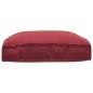Preview: ARDEBO.de - Pallet Kissen für Sitz Weinrot 80x80x12 cm Oxford Stoff