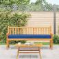 Preview: Outdoor-Kissen Set aus 2 Königsblau Polyester Standard