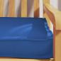 Preview: Outdoor-Kissen Set aus 2 Königsblau Polyester Standard