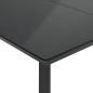 Preview: 9-tlg. Garten-Essgruppe mit Kissen Schwarz Poly Rattan
