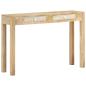 Preview: ARDEBO.de - Konsolentisch 110x30x75 cm Gebleichtes Massivholz Mango