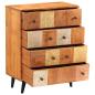 Preview: Kommode 60x30x75 cm Massivholz Akazie