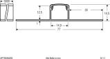 Preview: EVN APTB-Serie Alu Trockenbauprofil mit Abdeckung, 300cm (APTB2AM300)