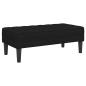 Preview: 2-teiliges Sofa Set mit Kissen aus schwarzem Stoff