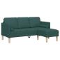 Preview: Sofa Set 2 stk. Dunkelgrün Polyester