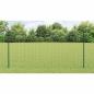 Preview: Euro-Zaun Set 2er Set Grün Pulverbeschichteter Stahl 25 x 1,2 m