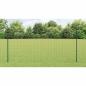 Preview: Euro-Zaun mit Pfosten 25 x 1,2 m PVC-beschichteter Stahl Grün