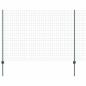 Preview: Gartenzaun Set Set von 2 Grün Metall 10 x 1,5 m Langlebig