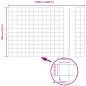 Preview: Gartenzaunset Set von 2 Grün Stahl 25 x 1 m Langlebig