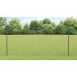 Preview: Euro-Zaun mit Pfosten 10 x 1,2 m PVC-beschichteter Stahl Grau