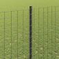 Preview: Gartenzaunset 2er Set Grau Metall Standard Langlebig