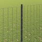 Preview: ARDEBO.de - Gartenzaun-Rollensatz Set mit 2 Grau Metall 10 x 1,4 m