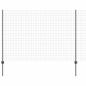 Preview: Graues Eurozaun-Set 2er-Pack Grau Metall mit PVC-Beschichtung