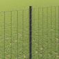 Preview: Gartenzaun Set 2-teilig Grau Metall 10 x 1,4 Meter