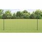 Preview: Metall Eurozaun Set aus 2 Grau Metall 25 x 1,2 m Langlebig