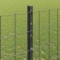 Preview: Metall Eurozaun Set aus 2 Grau Metall 25 x 1,2 m Langlebig