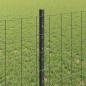 Preview: ARDEBO.de - Euro Zaun Set 2er Set Grau Stahl 10 x 0.8 m Langlebig