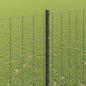 Preview: Gartenzaun-Set Set aus 2 Grau Pulverbeschichtetes Metall
