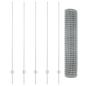 Preview: Gartenzaun Set Set aus 2 Verzinkter Stahl 10 x 1,5 m Langlebig