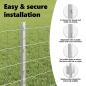 Preview: Euro Zaunset Set aus 2 Verzinkter Stahl 10 x 0.6 m Robust
