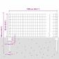 Preview: Euro Zaunset Set aus 2 Verzinkter Stahl 10 x 0.6 m Robust