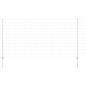 Preview: Gartenzaun-Roll-Set 2er Set Verzinkter Stahl 10 x 1,2 Meter