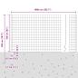 Preview: Gartenzaun Set Set aus 2 Verzinkter Stahl 10 x 1,6 m Langlebig