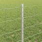 Preview: Euro Zaun Set Set aus 2 Feuerverzinkter Stahl 10 Meter Euro Zaun