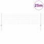 Preview: Euro-Zaun Set Set von 2 Verzinkter Stahl 25 x 0,6 m Langlebig