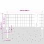 Preview: Eurozaun Set aus 2 Verzinkter Stahl 25 x 0.4 m Robust Eurozaun