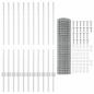 Preview: Gartenzaun Set 2er Set Verzinkter Stahl 25 x 1 m Langlebig