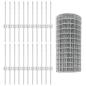 Preview: Euro-Zaun Set von 3 Verzinkter Stahl 50 x 0,4 m Robust