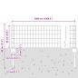 Preview: Gartenzaun Set Set mit 3 Galvanisierter Stahl Mittel Erweiterbar