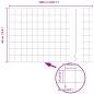 Preview: Gartenzaun Set 2 Teilig Verzinkter Stahl 10 x 0,4 m Langlebig