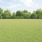 Preview: ARDEBO.de - Euro-Zaun mit Pfosten 10 x 0,8 m Verzinkter Stahl Silber Netz