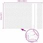 Preview: Gartenzaun-Set 2 Stück Grün PVC-beschichteter Stahl 25 x 0,5 m