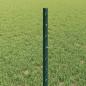Preview: Gartenzaun-Set 2 Stück Grün PVC-beschichteter Stahl 25 x 0,5 m