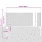 Preview: Gartenzaun-Set Set aus 2 Grau Stahlnetz 25 x 0,5 m Zaun Tragbar