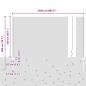 Preview: Gartenzaun-Set Set aus 2 Grau Stahl 1,5 m breit, 25 m lang